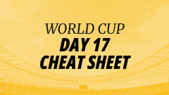Image for World Cup Day 17 Cheat Sheet 